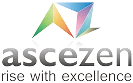 Typographical Logo of Ascezen Consulting with the motto - Rise with Excellence